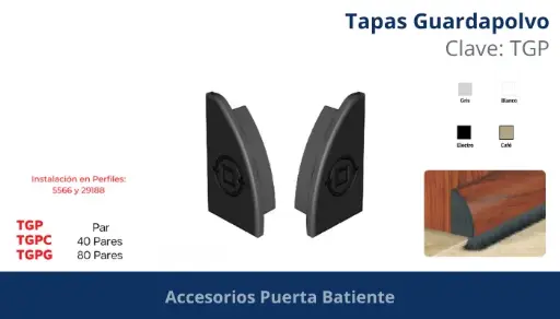 TAPAS GUARDAPOLVO